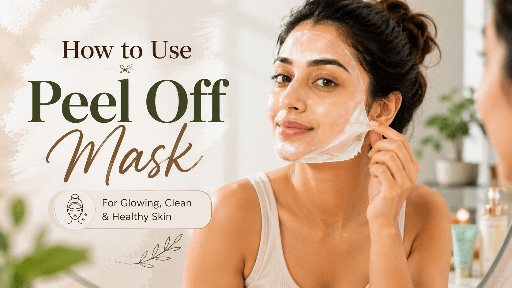 How to Use Peel Off Mask